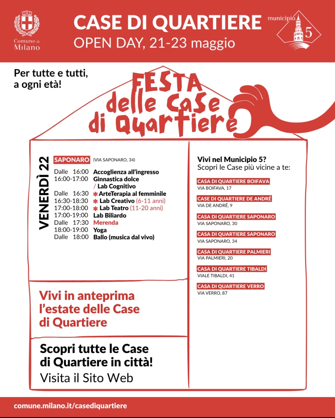 FESTA DELLE CASE DI QUARTIERE